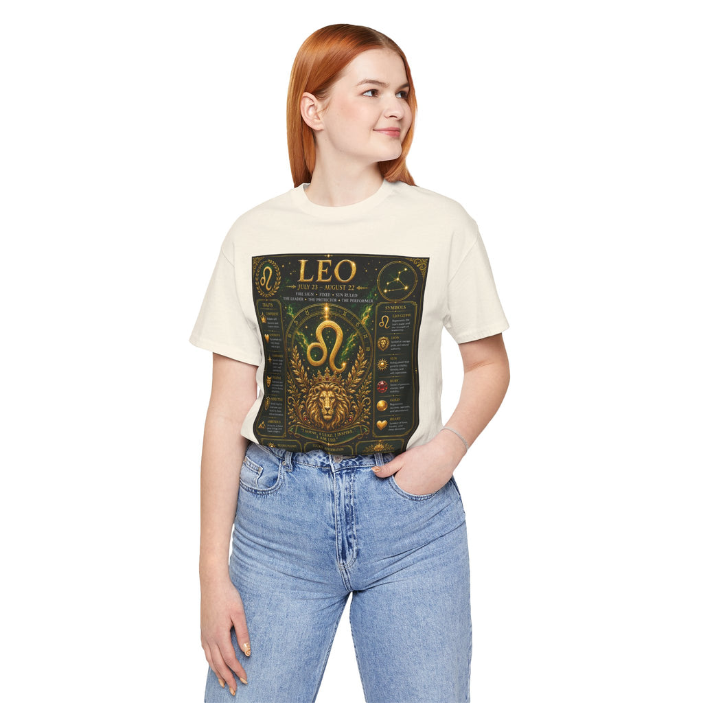 Leo Zodiac T-Shirt — Astrological Birthsign Poster Tee