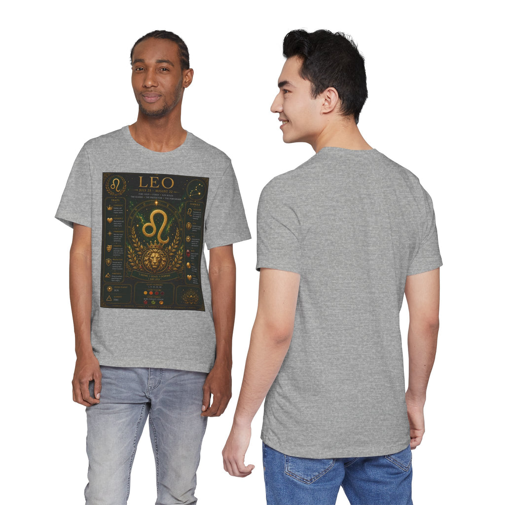Leo Zodiac T-Shirt — Astrological Birthsign Poster Tee