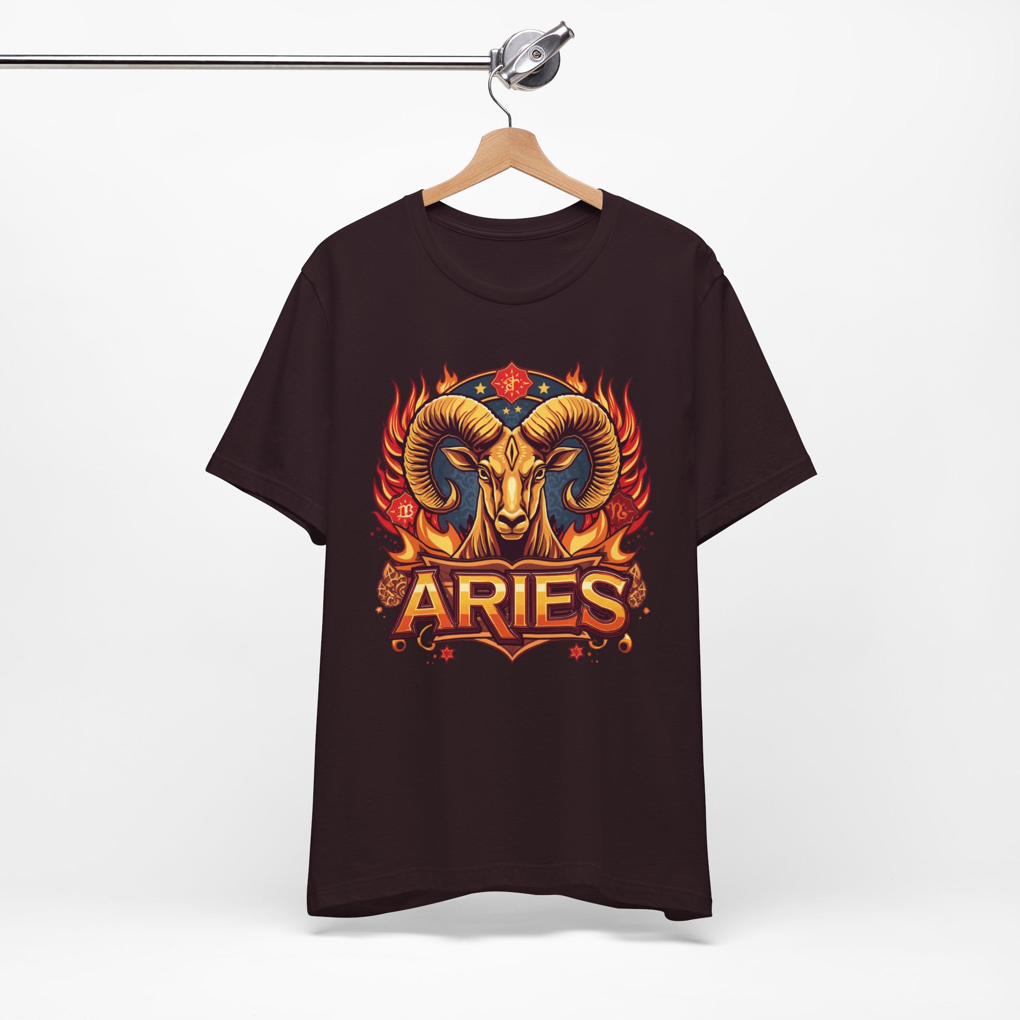 Aries Ram Zodiac The Trailblazer T-Shirt | Bold Flame Astrology Tee