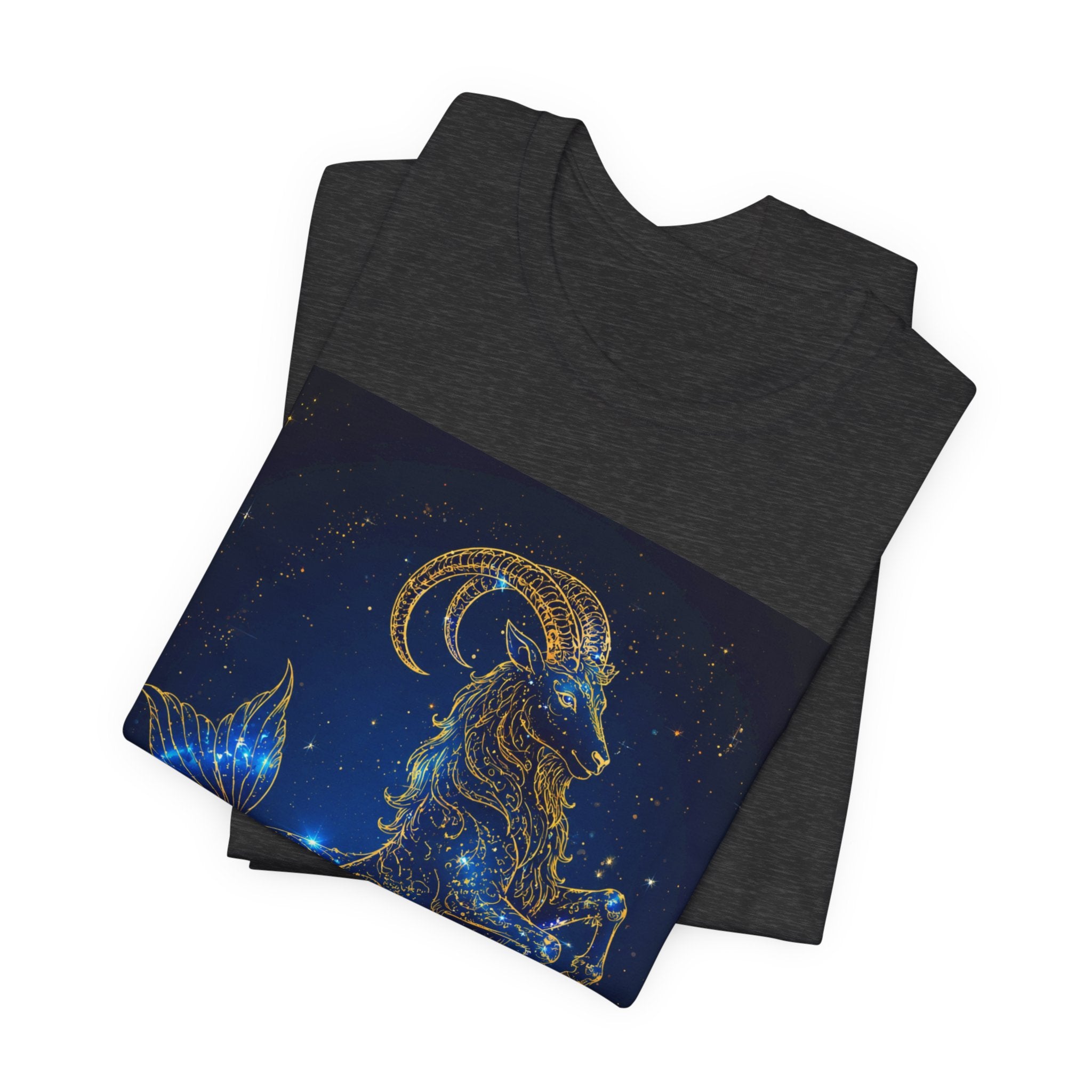 Capricorn Constellation T‑Shirt — Zodiac Goat Star Sign Tee