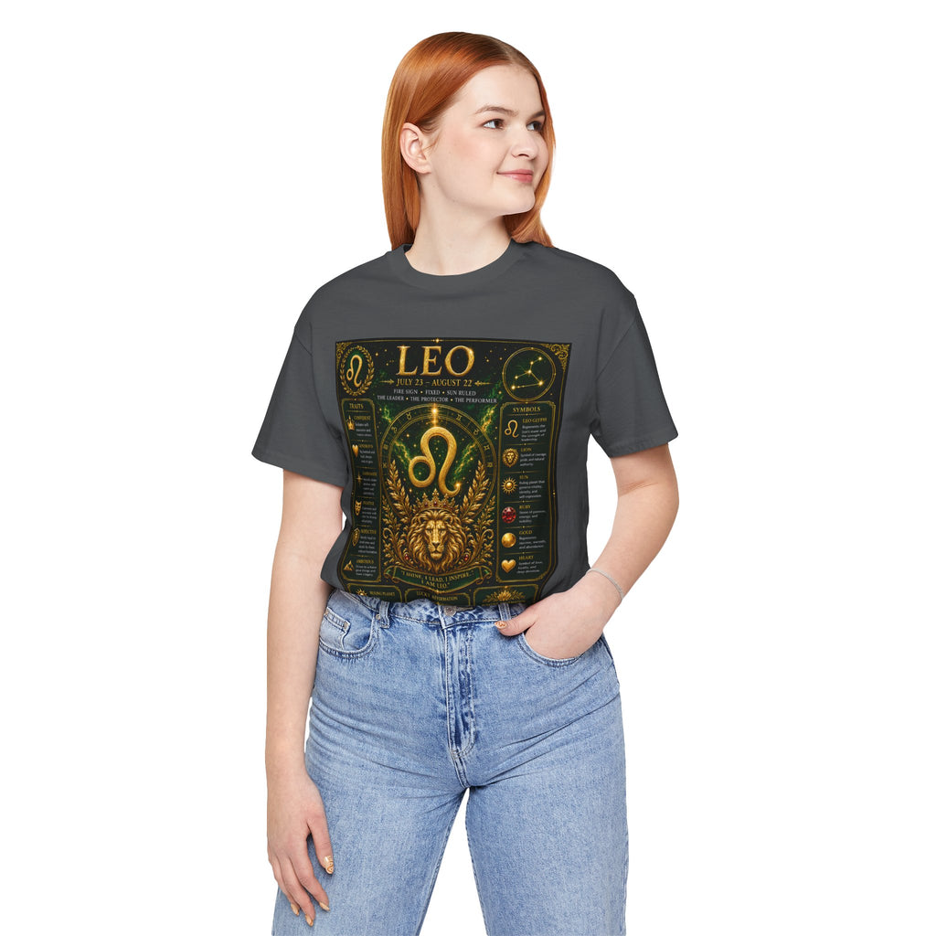 Leo Zodiac T-Shirt — Astrological Birthsign Poster Tee