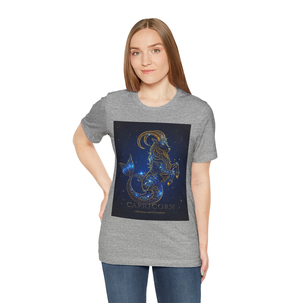 Capricorn Constellation T‑Shirt — Zodiac Goat Star Sign Tee