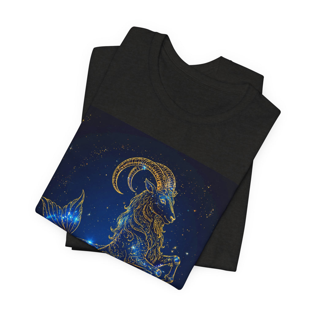 Capricorn Constellation T‑Shirt — Zodiac Goat Star Sign Tee
