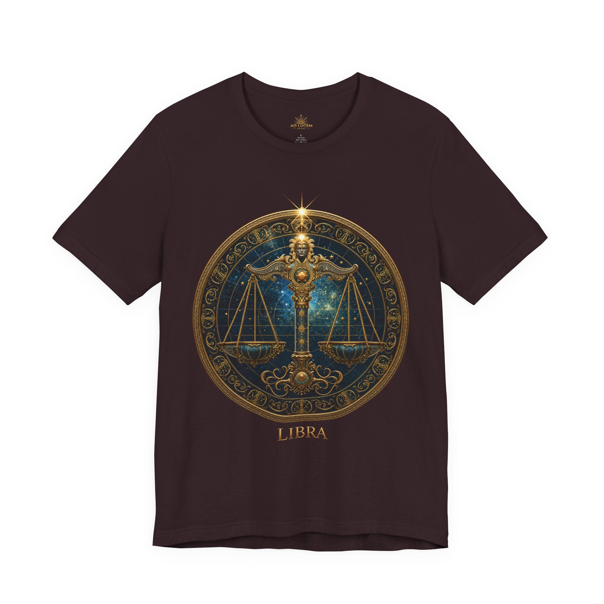 Libra Scales T-Shirt | Zodiac Balance Astrology Tee