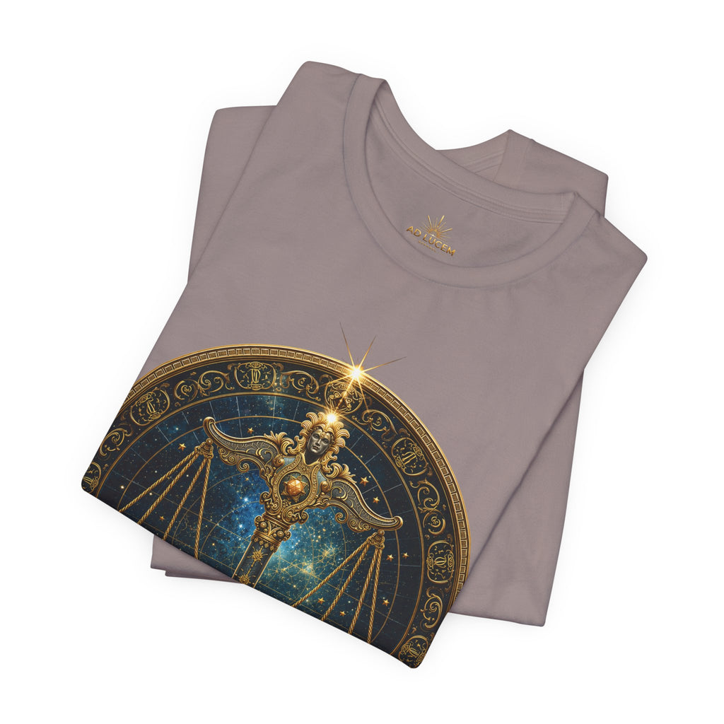 Libra Scales T-Shirt | Zodiac Balance Astrology Tee