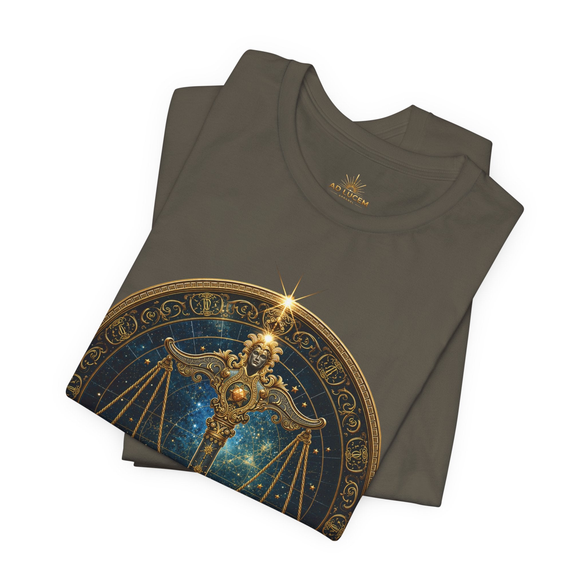 Libra Scales T-Shirt | Zodiac Balance Astrology Tee