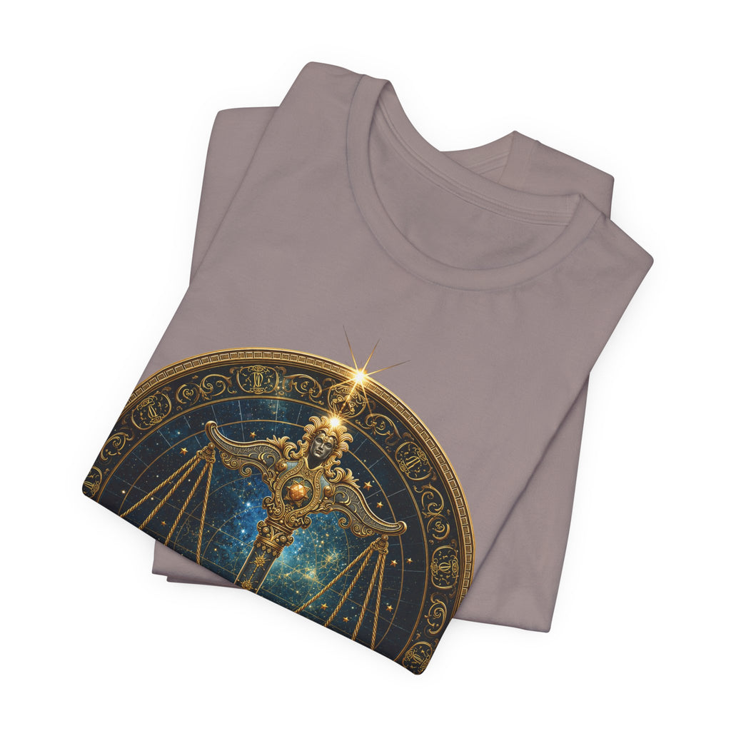 Libra Scales T-Shirt | Zodiac Balance Astrology Tee