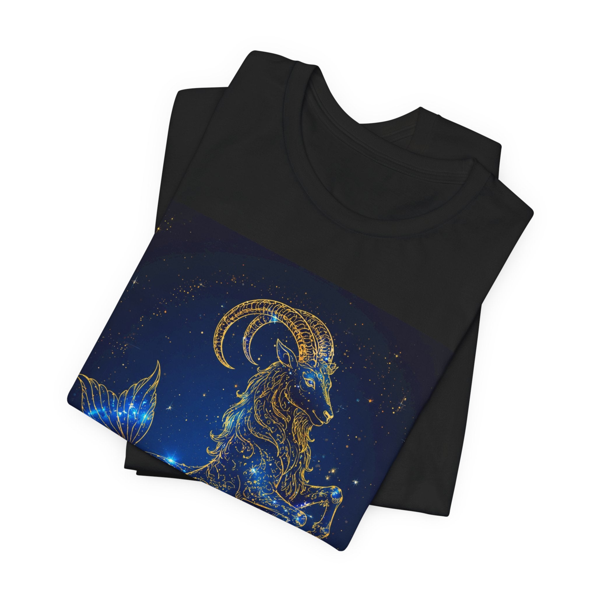 Capricorn Constellation T‑Shirt — Zodiac Goat Star Sign Tee