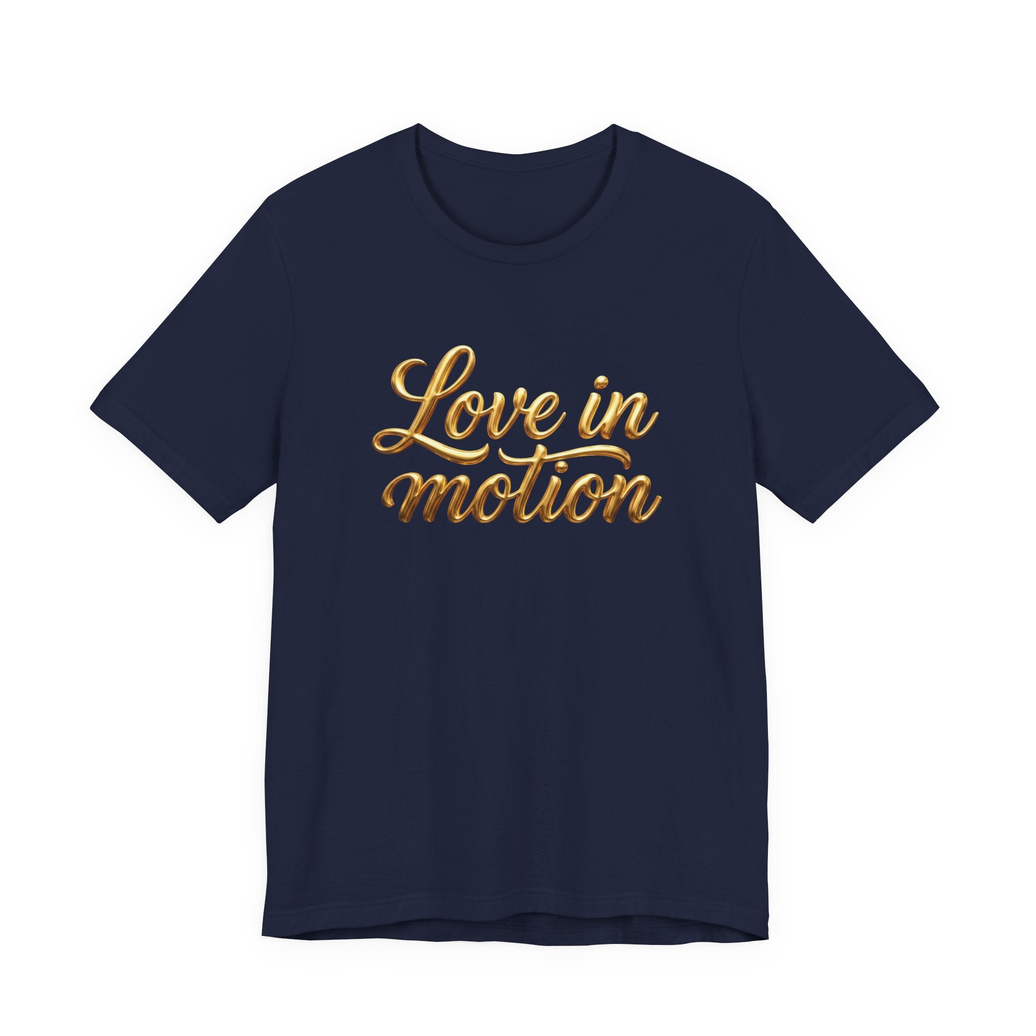 Gold Scorpio Scorpion T-Shirt | Zodiac "Love in Motion" Script