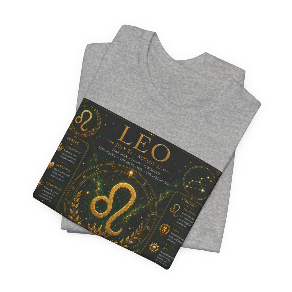 Leo Zodiac T-Shirt — Astrological Birthsign Poster Tee
