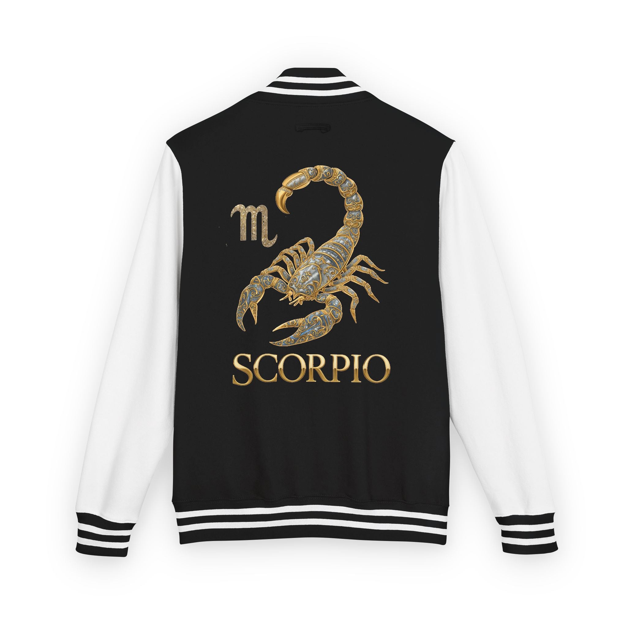 Scorpio Letterman Jacket — Gold Scorpion Varsity Jacket