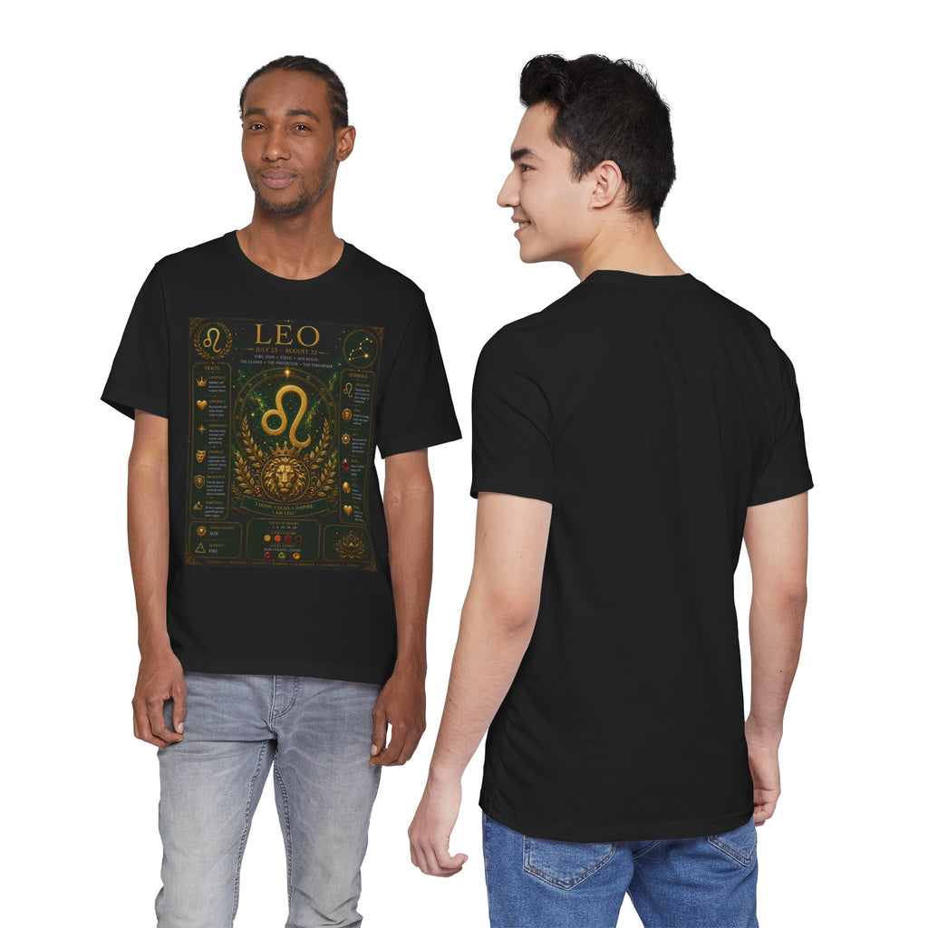 Leo Zodiac T-Shirt — Astrological Birthsign Poster Tee