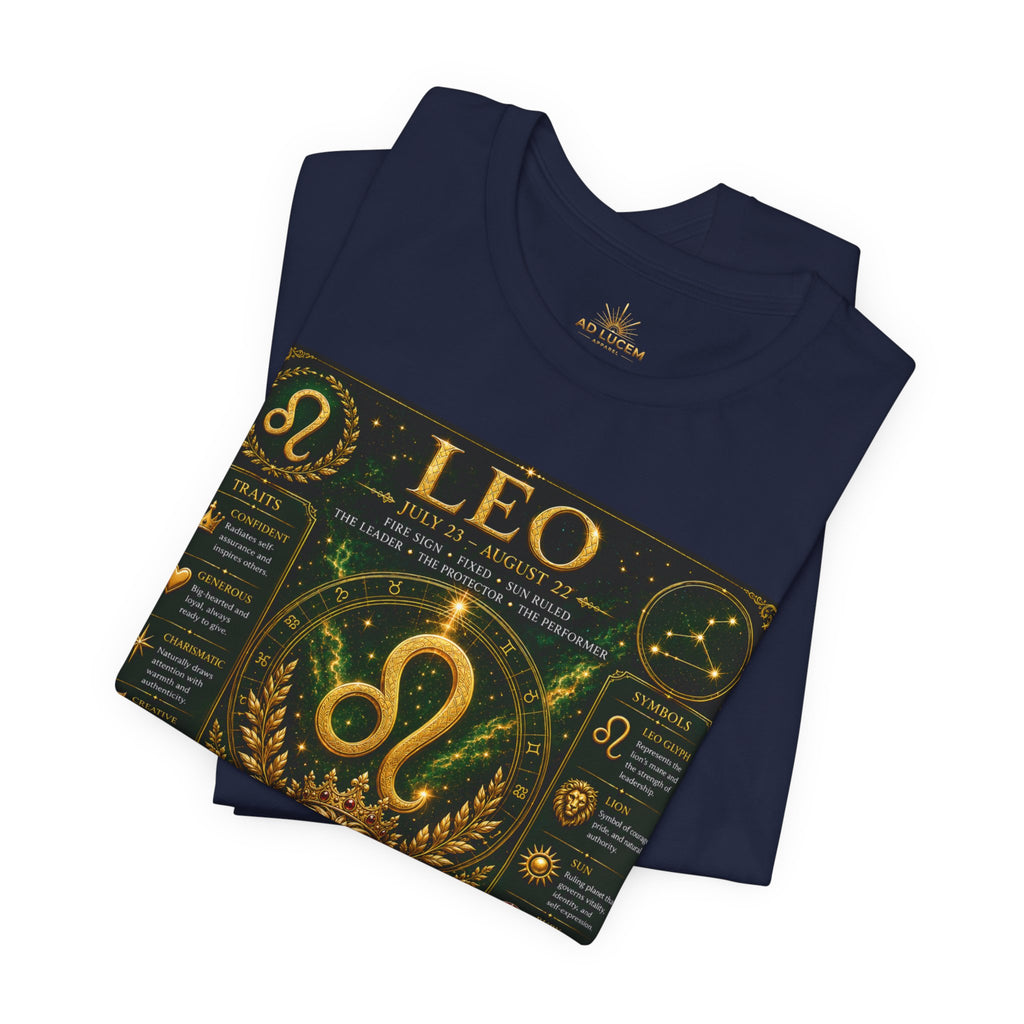 Leo Zodiac T-Shirt — Astrological Birthsign Poster Tee