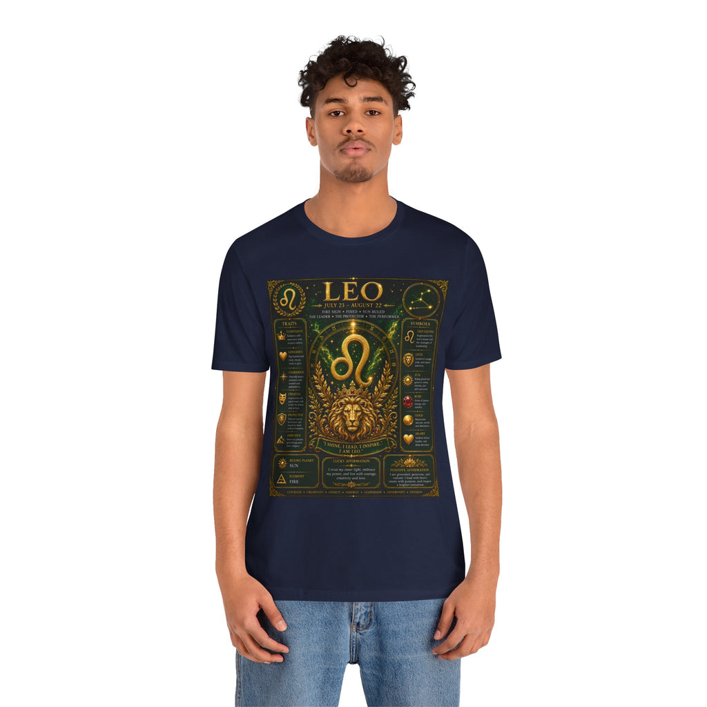 Leo Zodiac T-Shirt — Astrological Birthsign Poster Tee