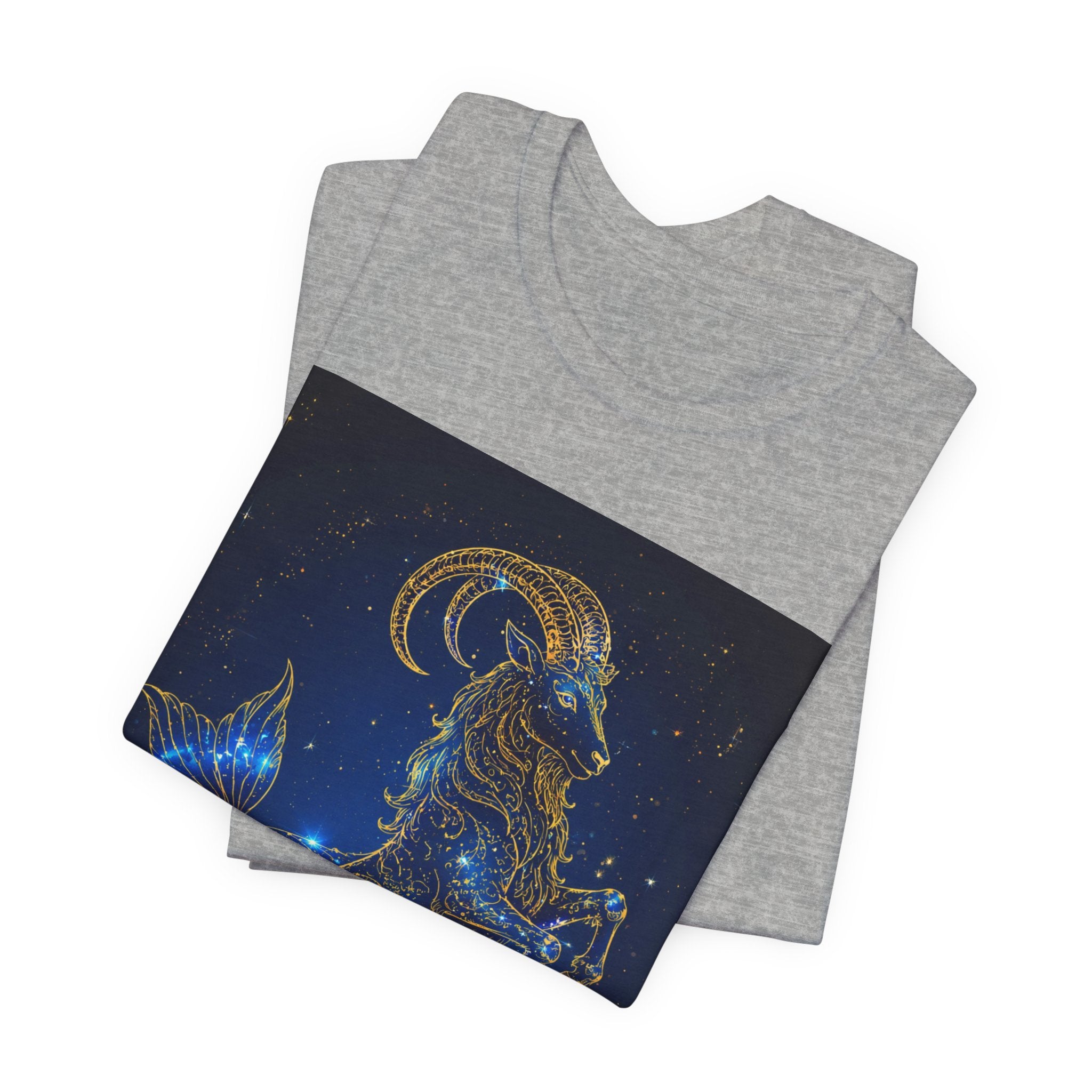 Capricorn Constellation T‑Shirt — Zodiac Goat Star Sign Tee