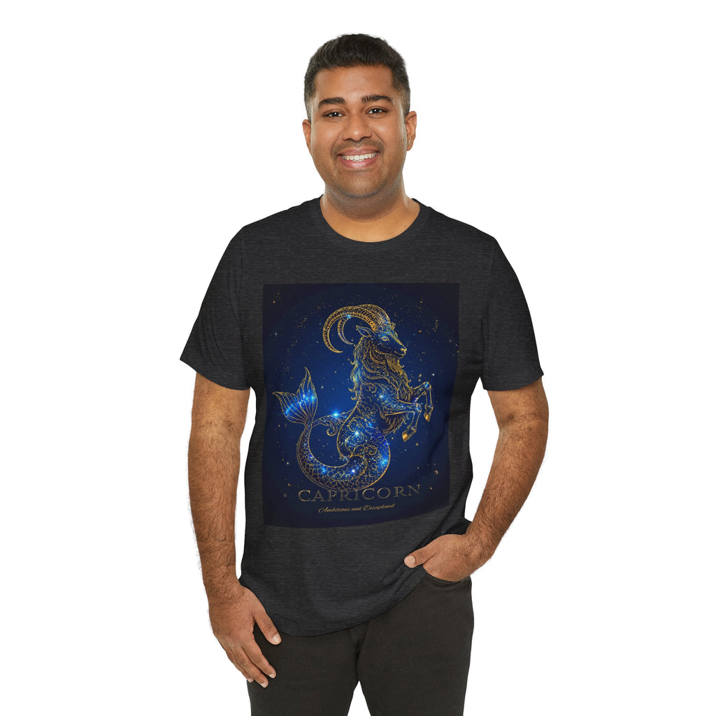Capricorn Constellation T‑Shirt — Zodiac Goat Star Sign Tee