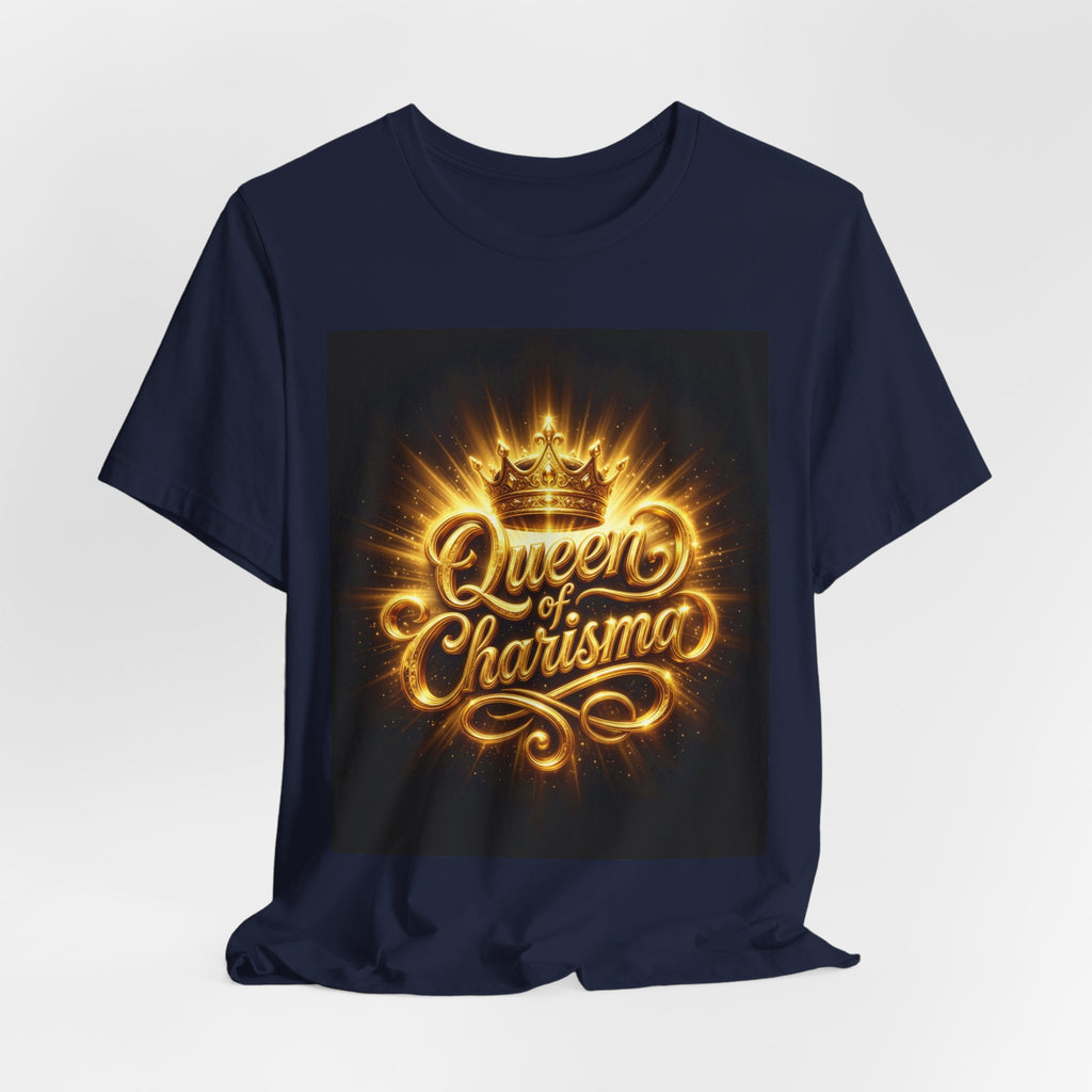 Queen of Charisma Leo T-Shirt — Zodiac Leo Astrology Tee
