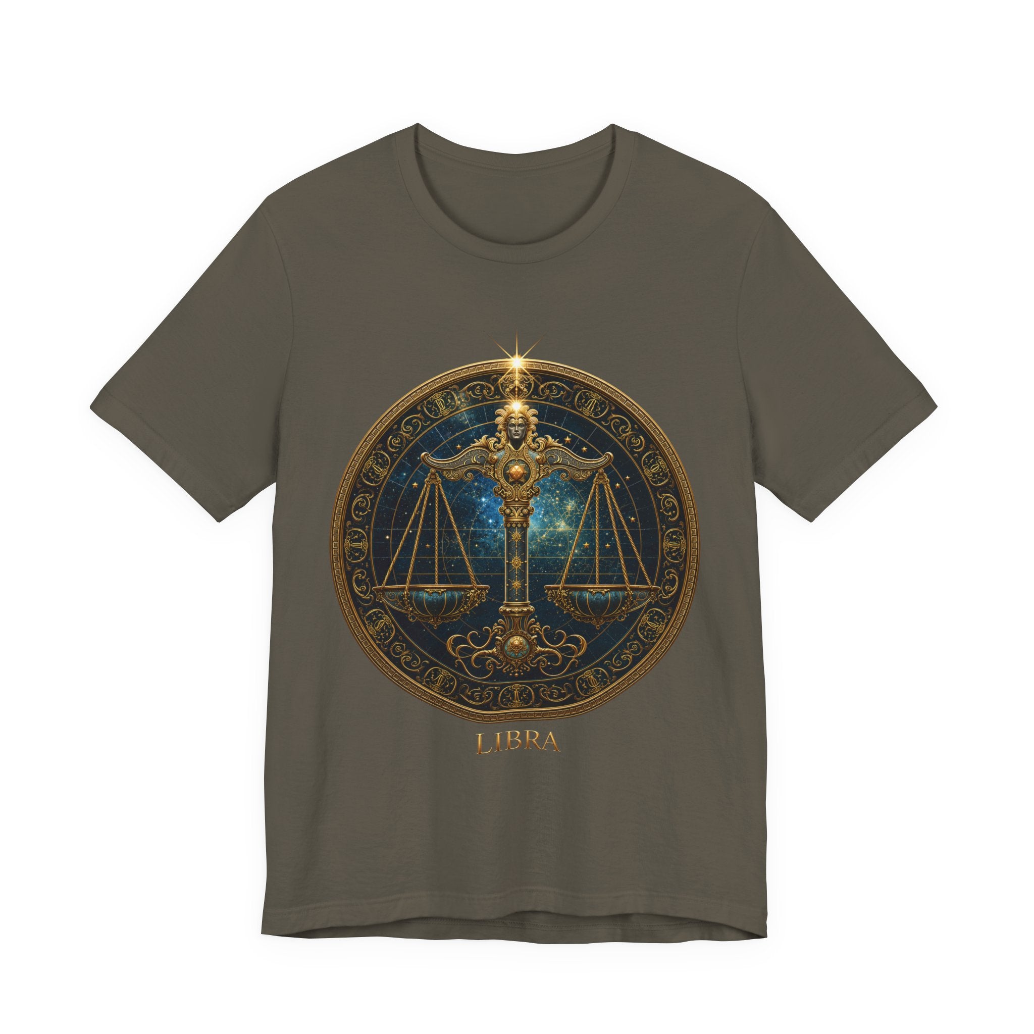 Libra Scales T-Shirt | Zodiac Balance Astrology Tee