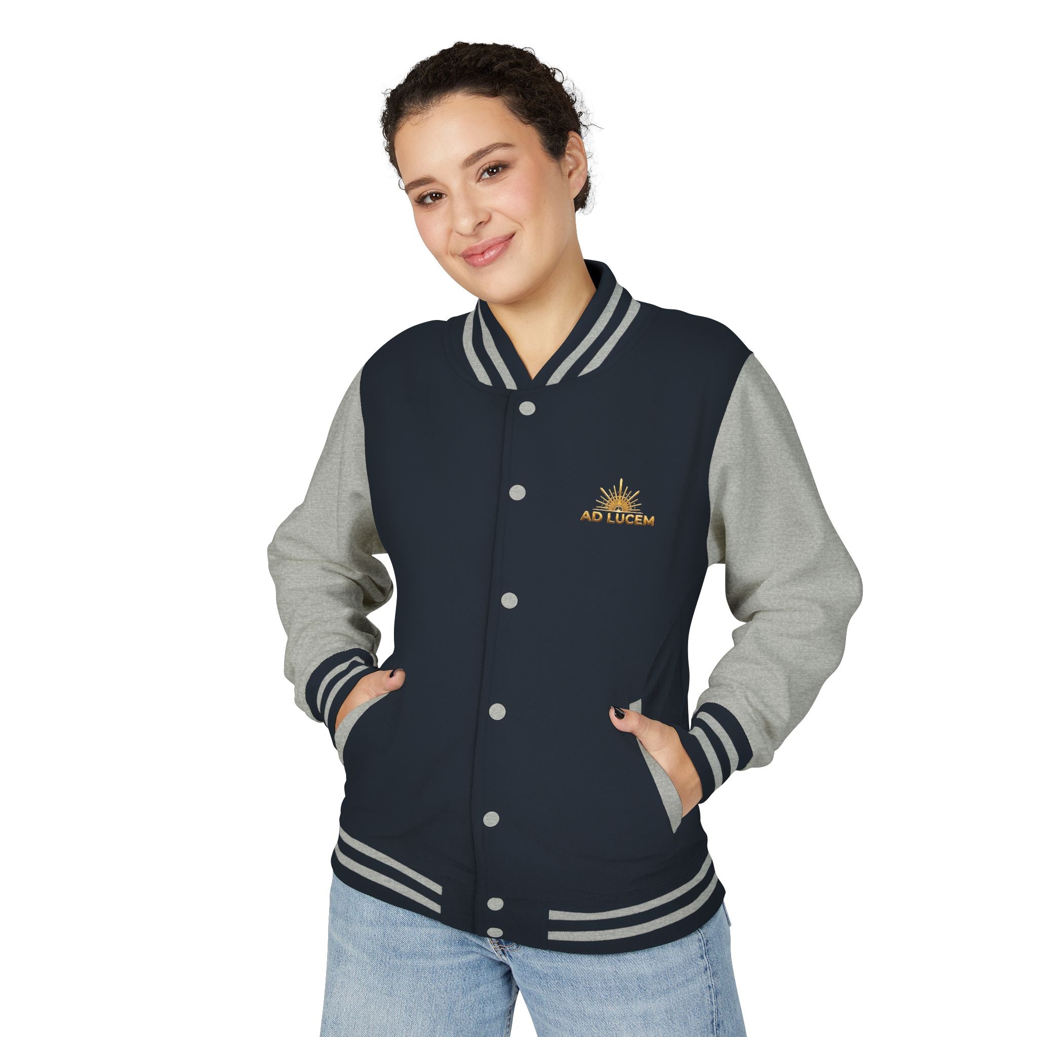 Scorpio Letterman Jacket — Gold Scorpion Varsity Jacket