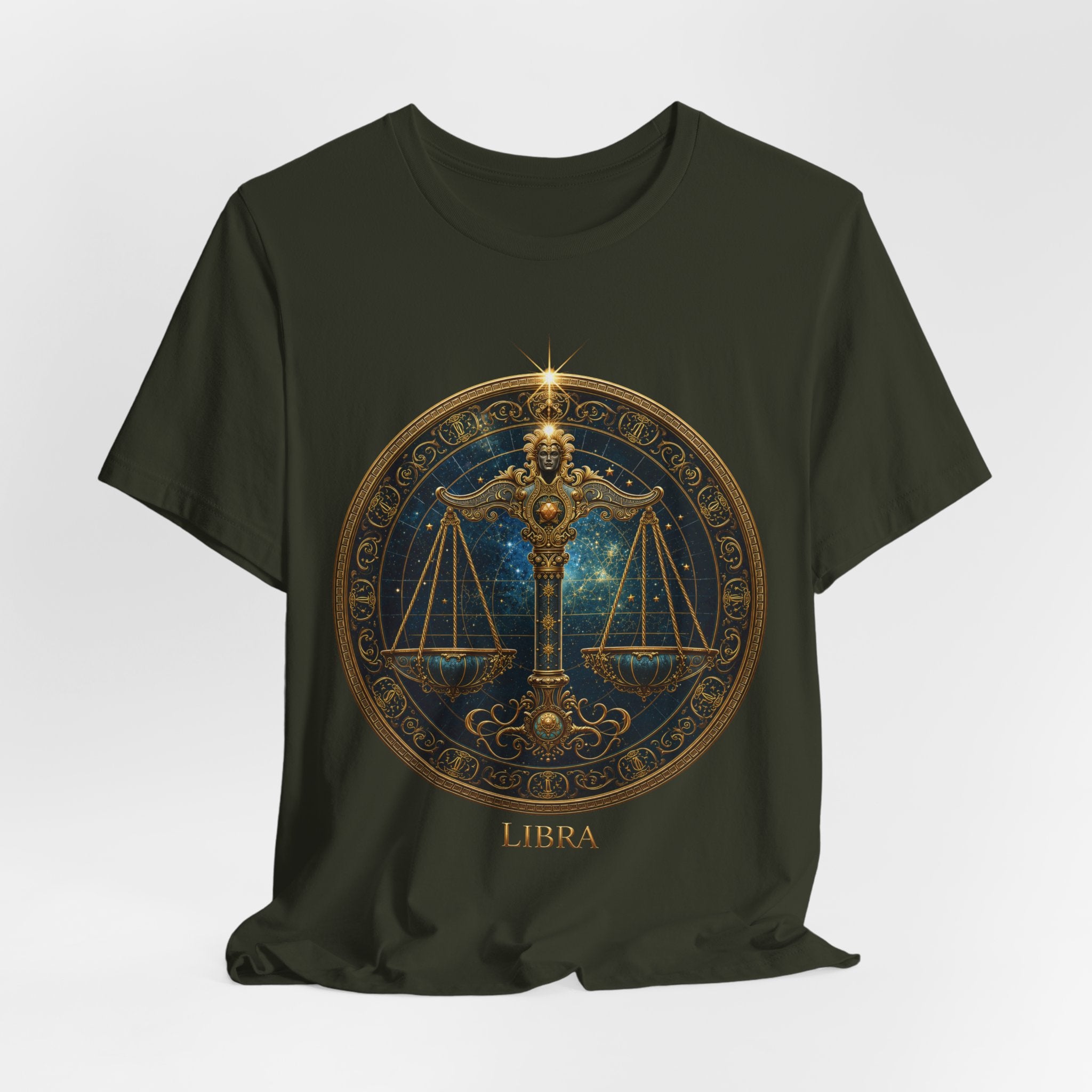 Libra Scales T-Shirt | Zodiac Balance Astrology Tee