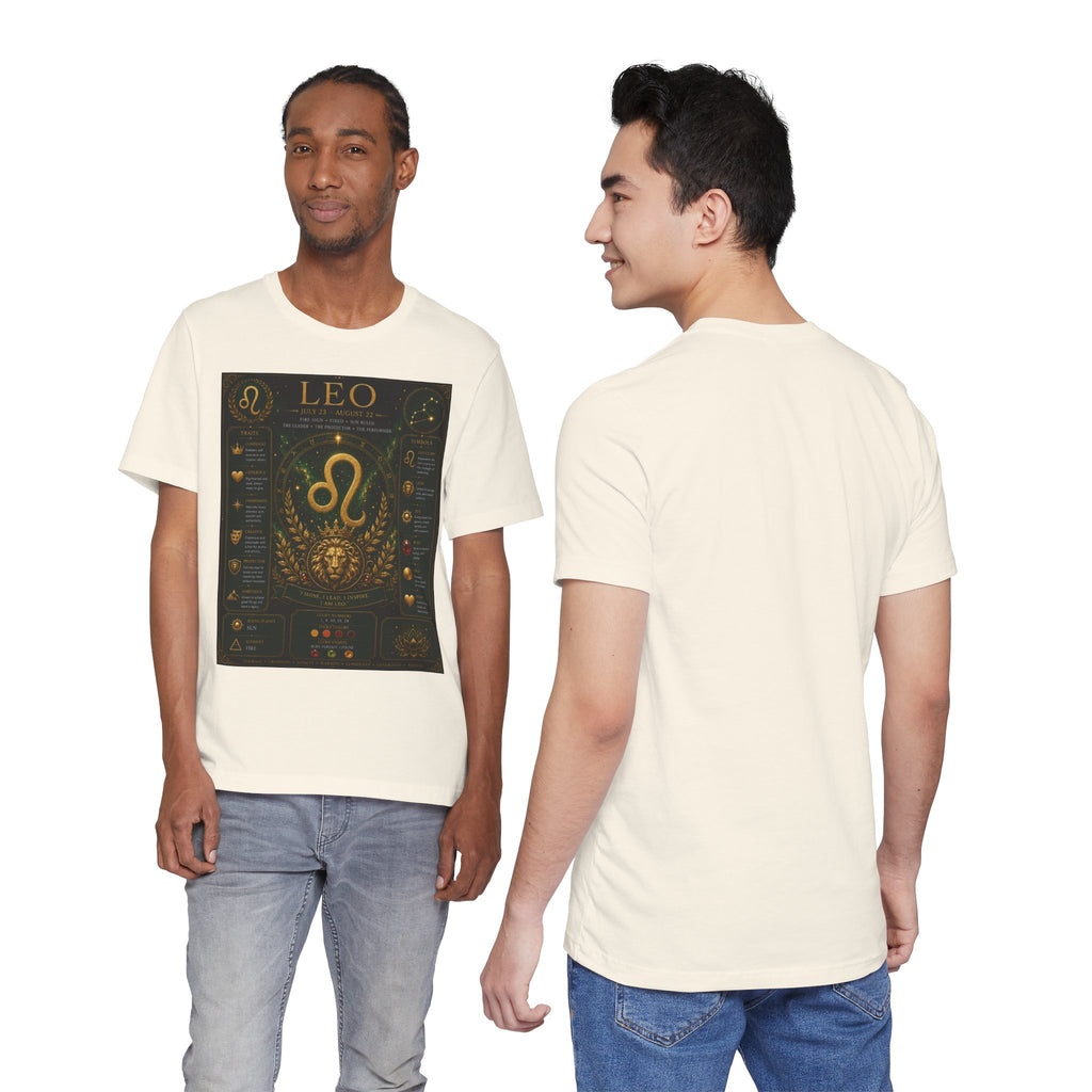 Leo Zodiac T-Shirt — Astrological Birthsign Poster Tee
