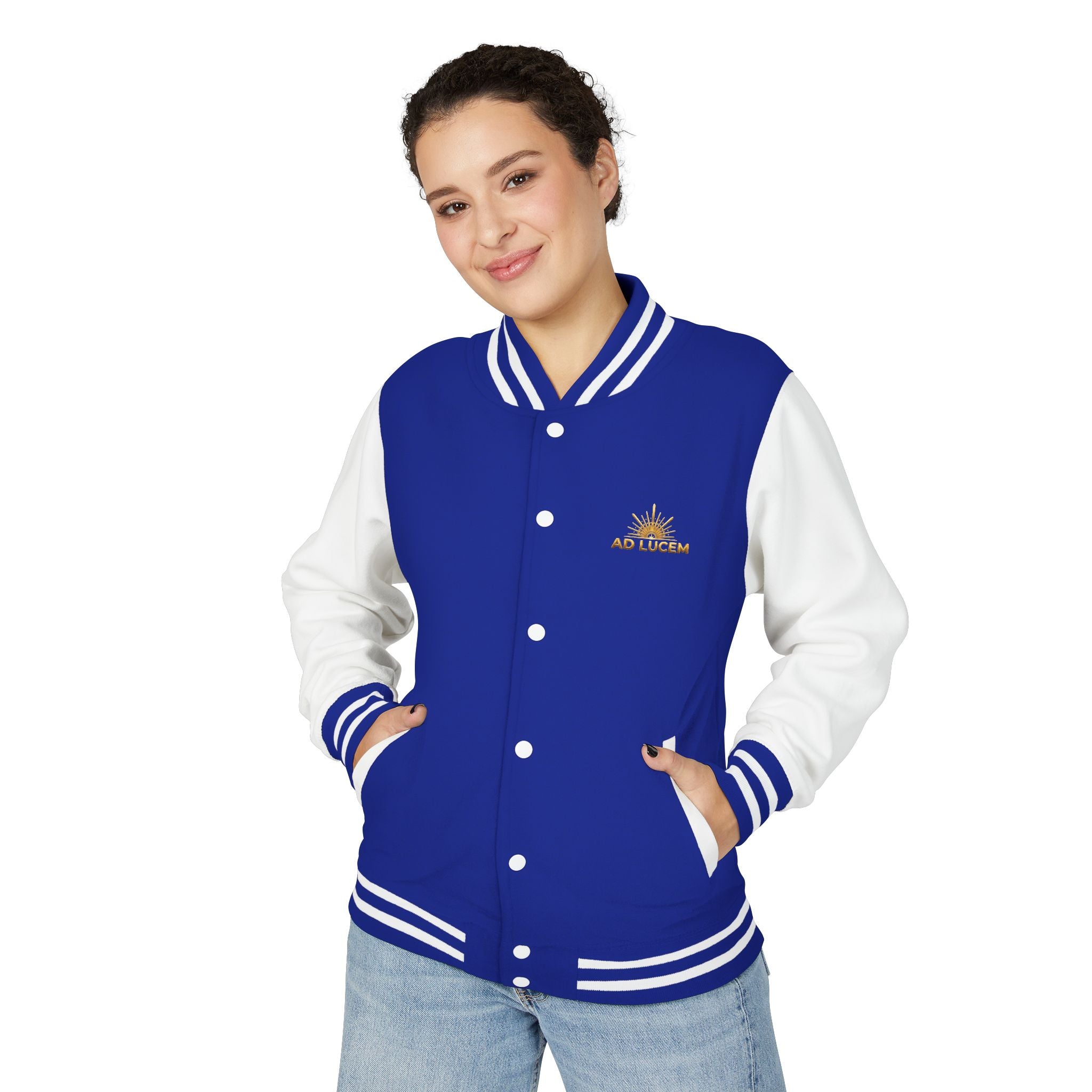 Scorpio Letterman Jacket — Gold Scorpion Varsity Jacket