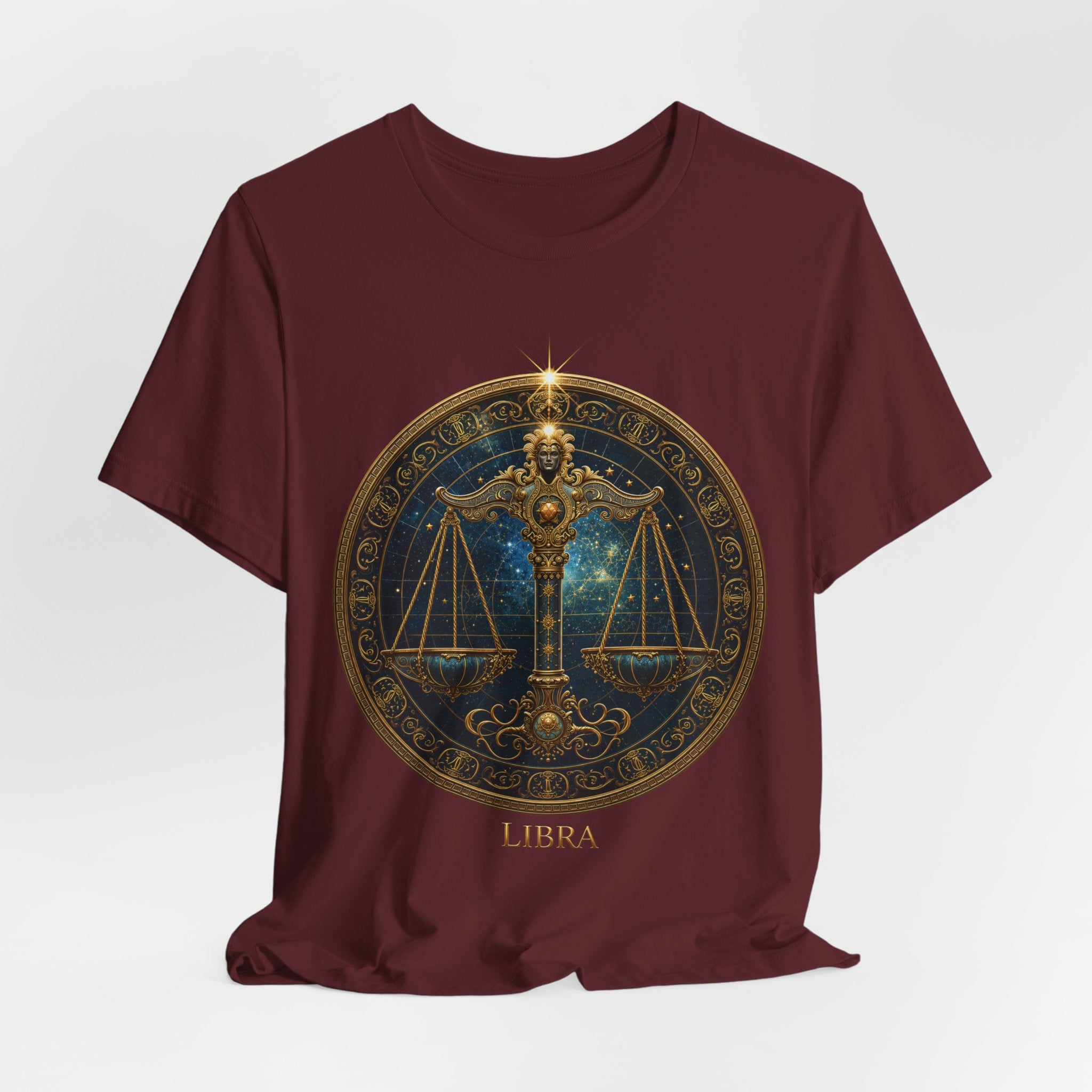 Libra Scales T-Shirt | Zodiac Balance Astrology Tee