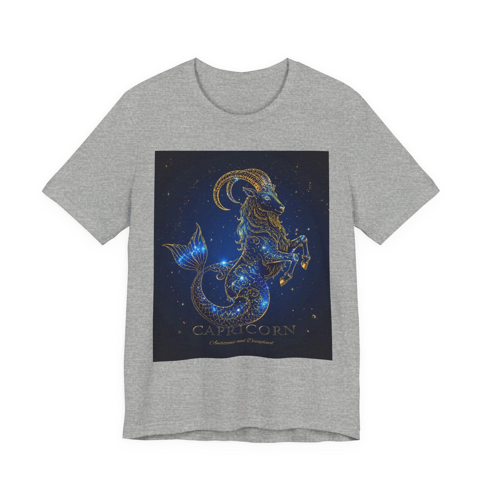 Capricorn Constellation T‑Shirt — Zodiac Goat Star Sign Tee
