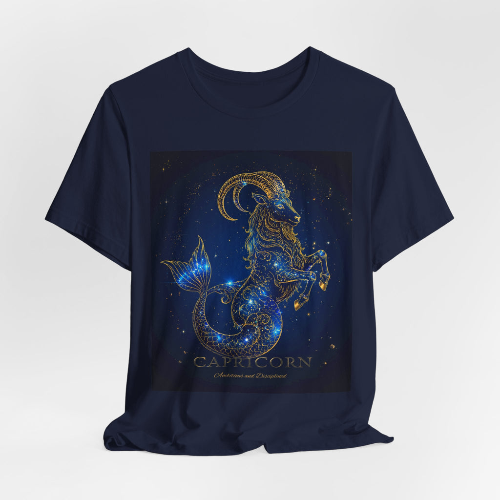 Capricorn Constellation T‑Shirt — Zodiac Goat Star Sign Tee