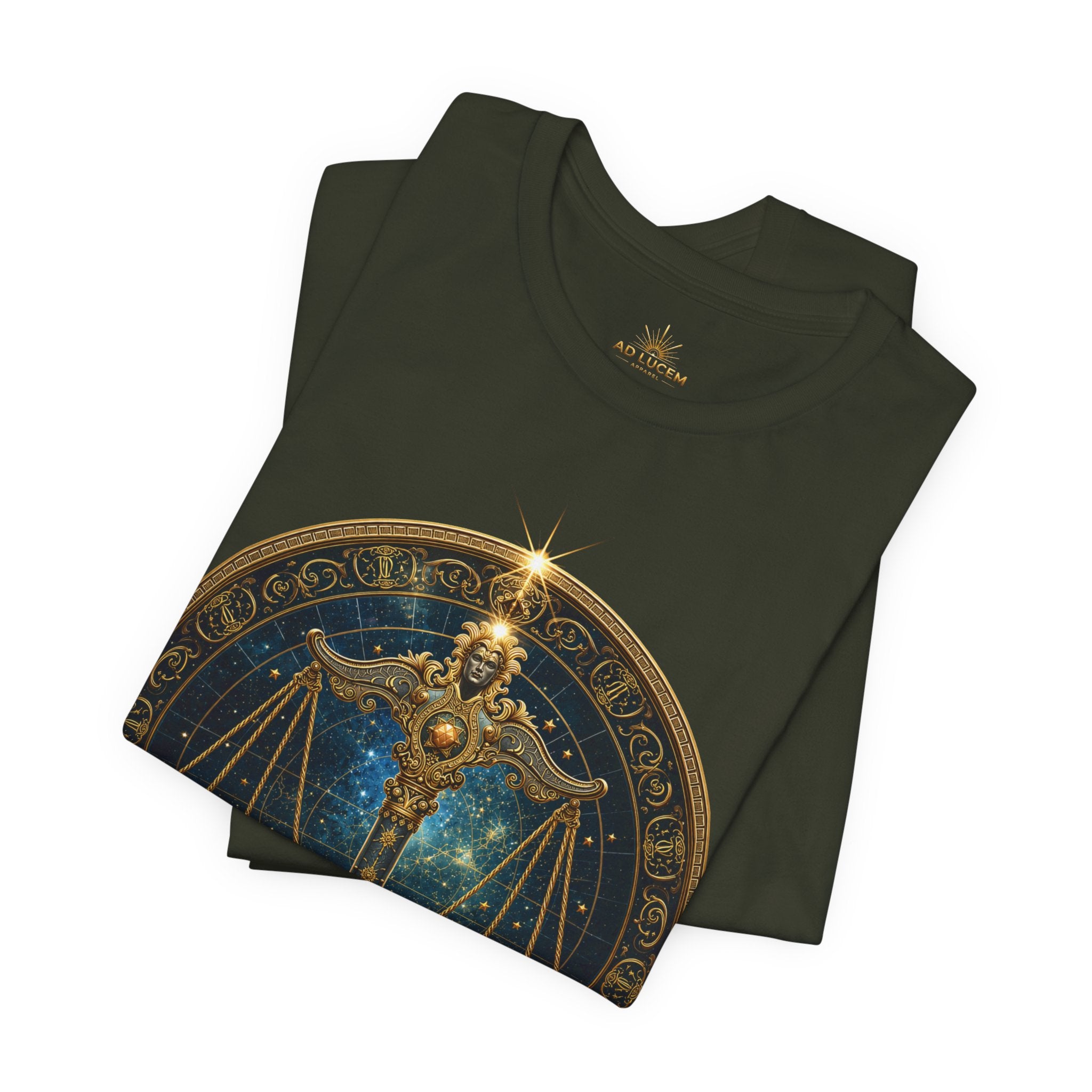 Libra Scales T-Shirt | Zodiac Balance Astrology Tee