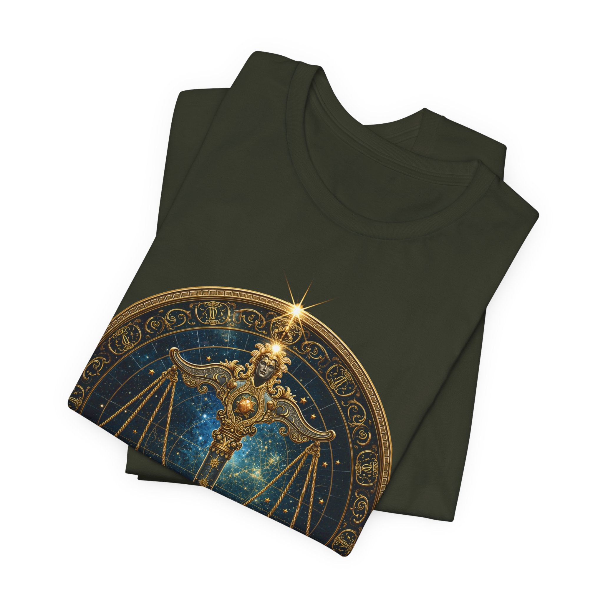 Libra Scales T-Shirt | Zodiac Balance Astrology Tee