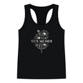 Lux Mundi Floral Racerback Tank Top — Women's Spiritual Garden Vest