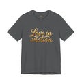 Gold Scorpio Scorpion T-Shirt | Zodiac "Love in Motion" Script