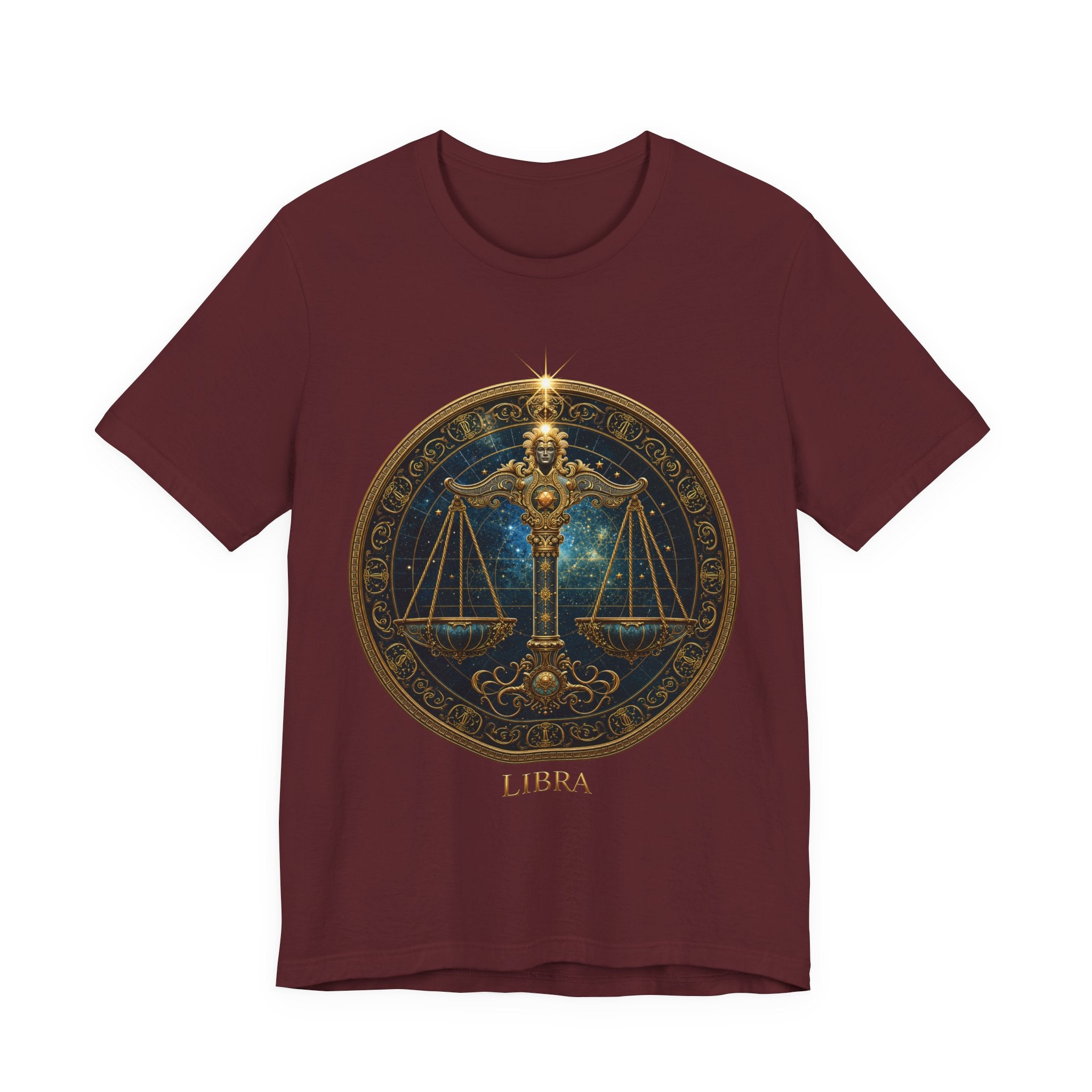 Libra Scales T-Shirt | Zodiac Balance Astrology Tee