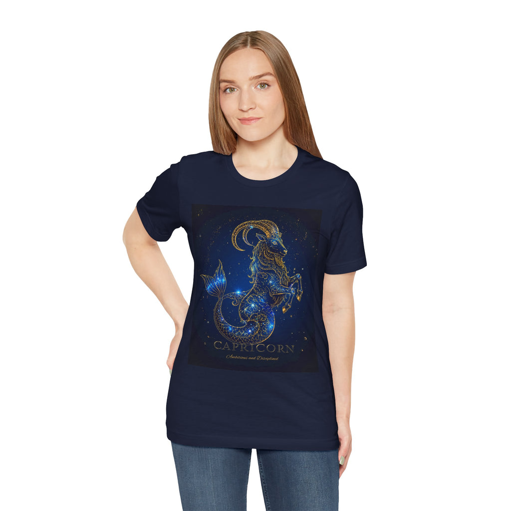 Capricorn Constellation T‑Shirt — Zodiac Goat Star Sign Tee