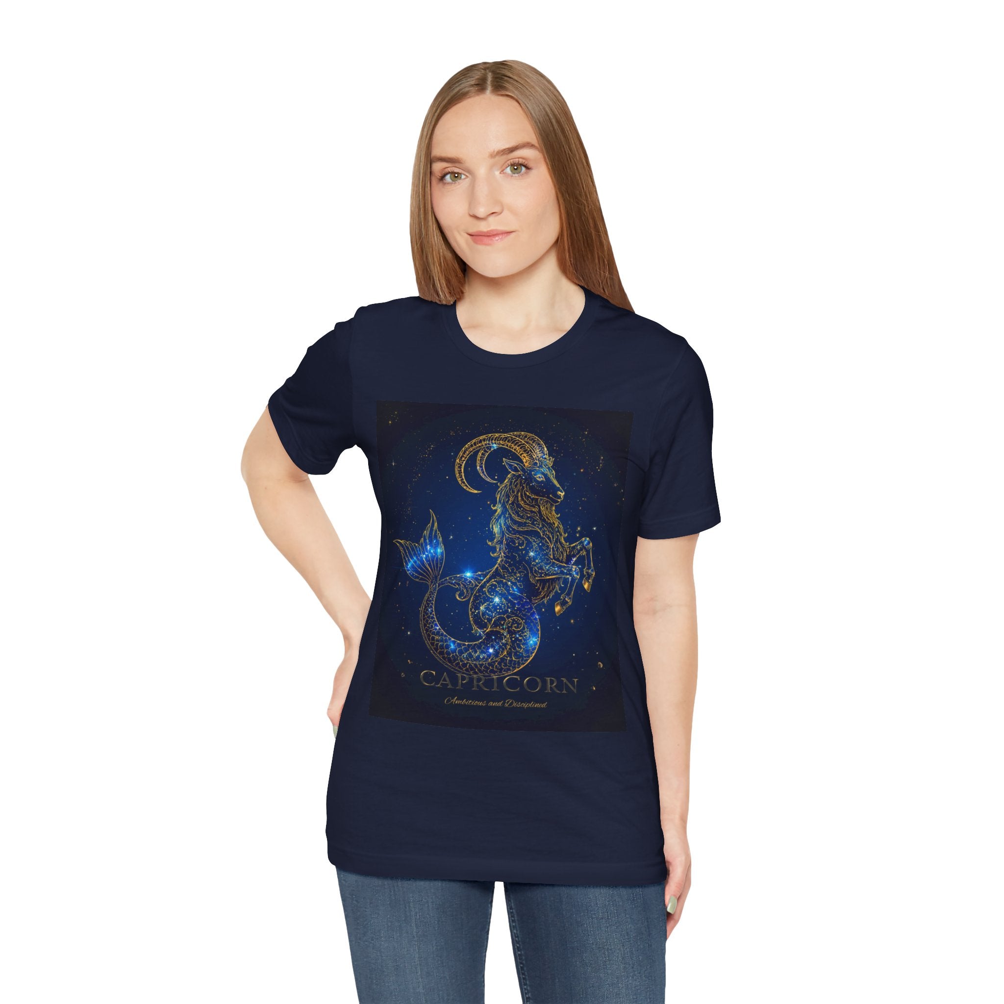 Capricorn Constellation T‑Shirt — Zodiac Goat Star Sign Tee
