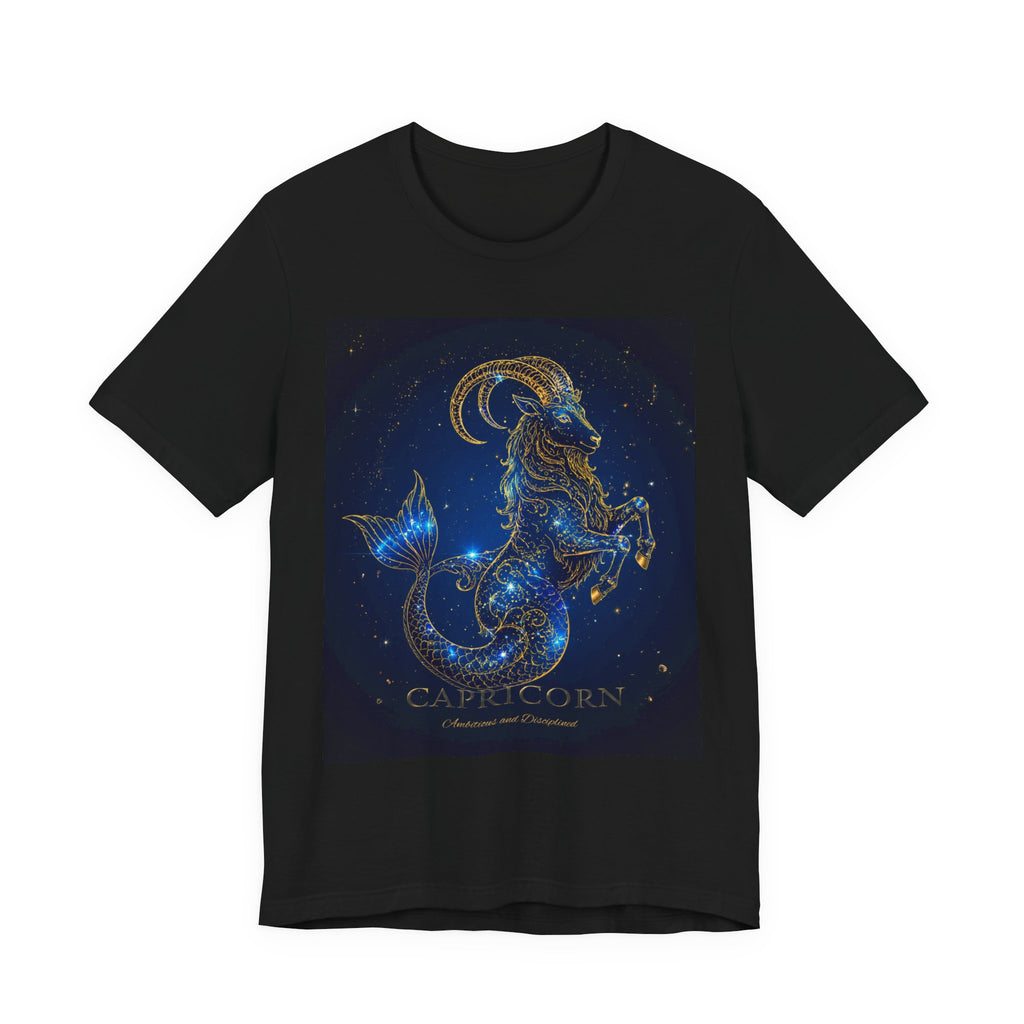 Capricorn Constellation T‑Shirt — Zodiac Goat Star Sign Tee