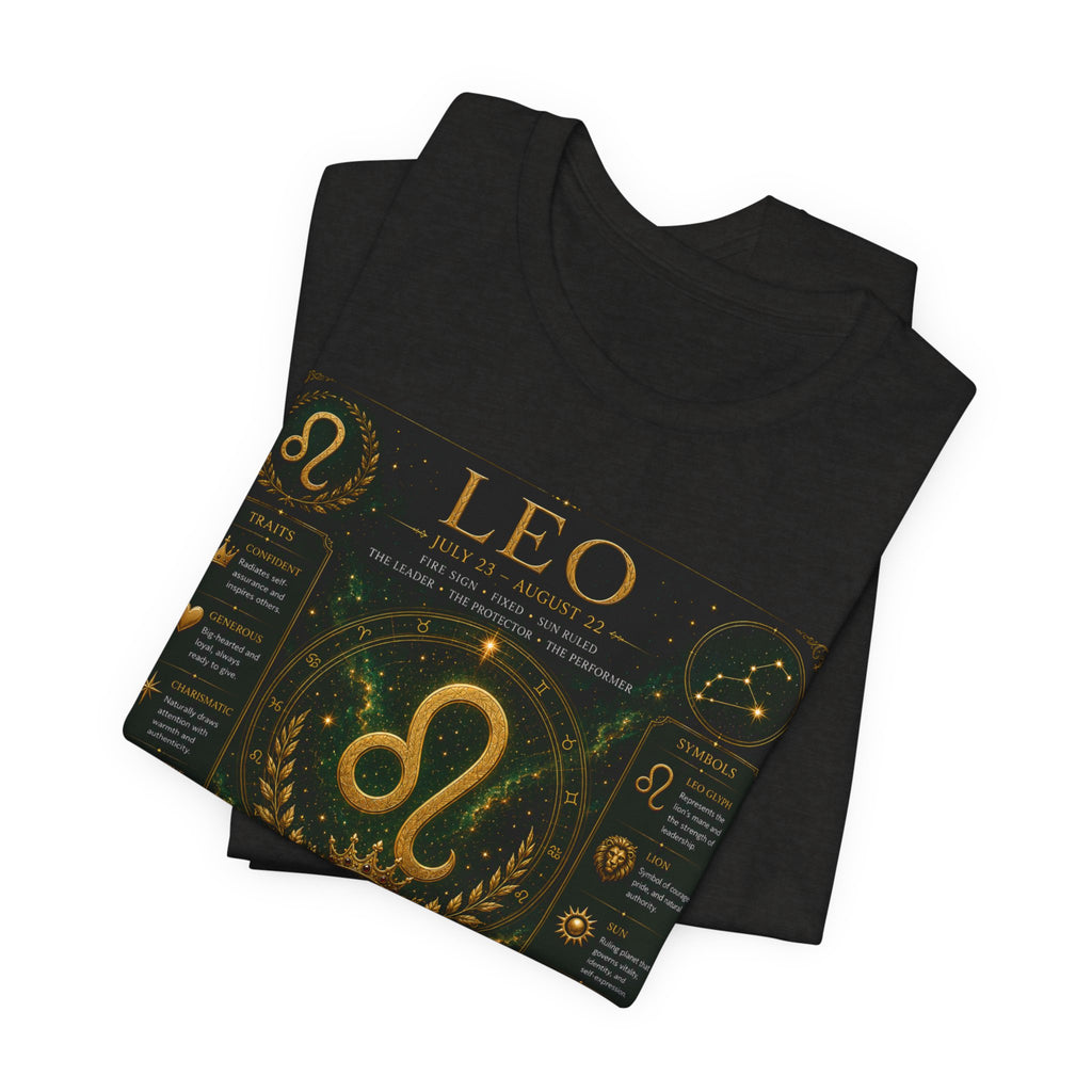 Leo Zodiac T-Shirt — Astrological Birthsign Poster Tee