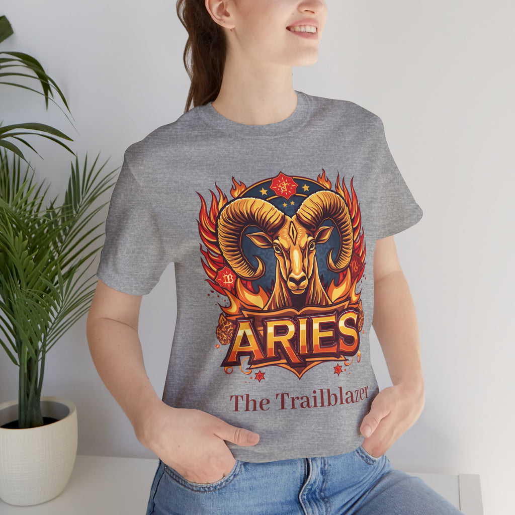 Aries Ram Zodiac The Trailblazer T-Shirt | Astrology Horoscope Tee