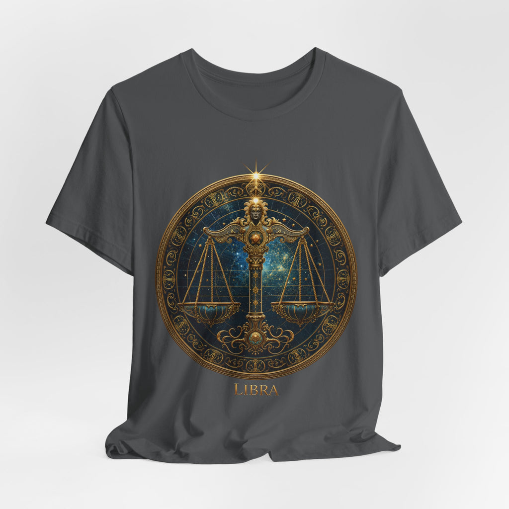 Libra Scales T-Shirt | Zodiac Balance Astrology Tee