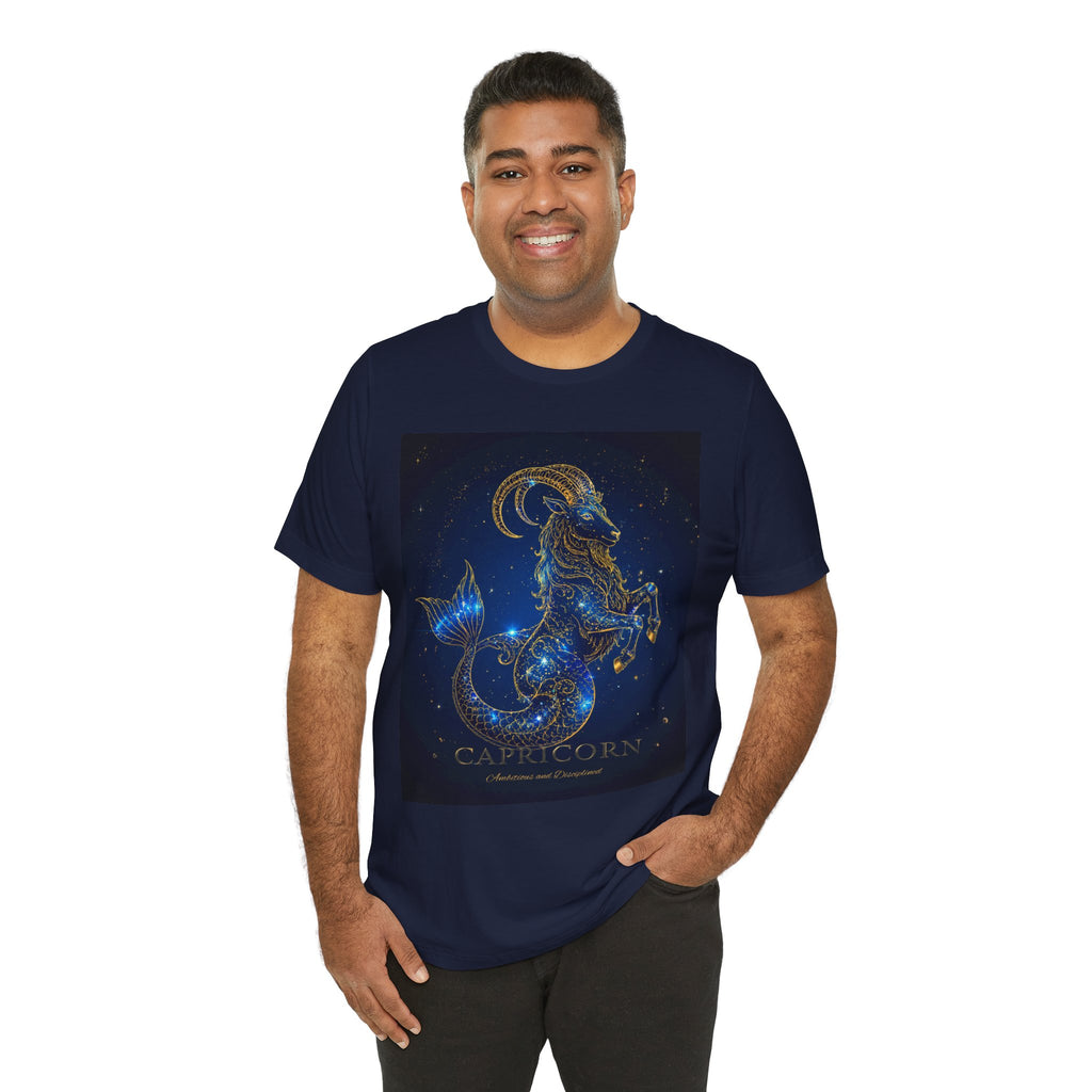Capricorn Constellation T‑Shirt — Zodiac Goat Star Sign Tee