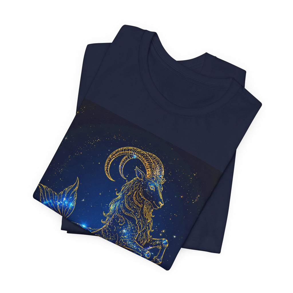 Capricorn Constellation T‑Shirt — Zodiac Goat Star Sign Tee