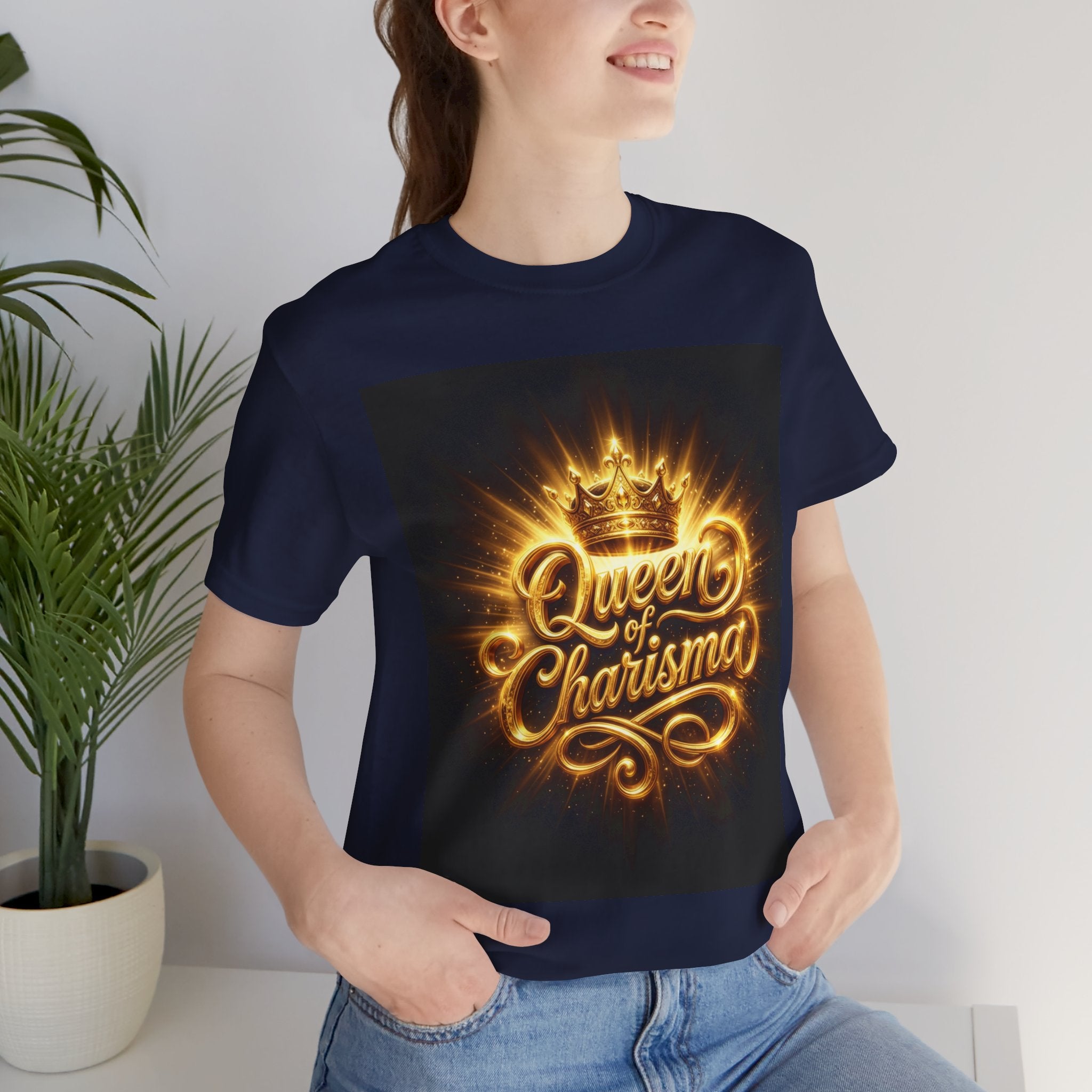 Queen of Charisma Leo T-Shirt — Zodiac Leo Astrology Tee