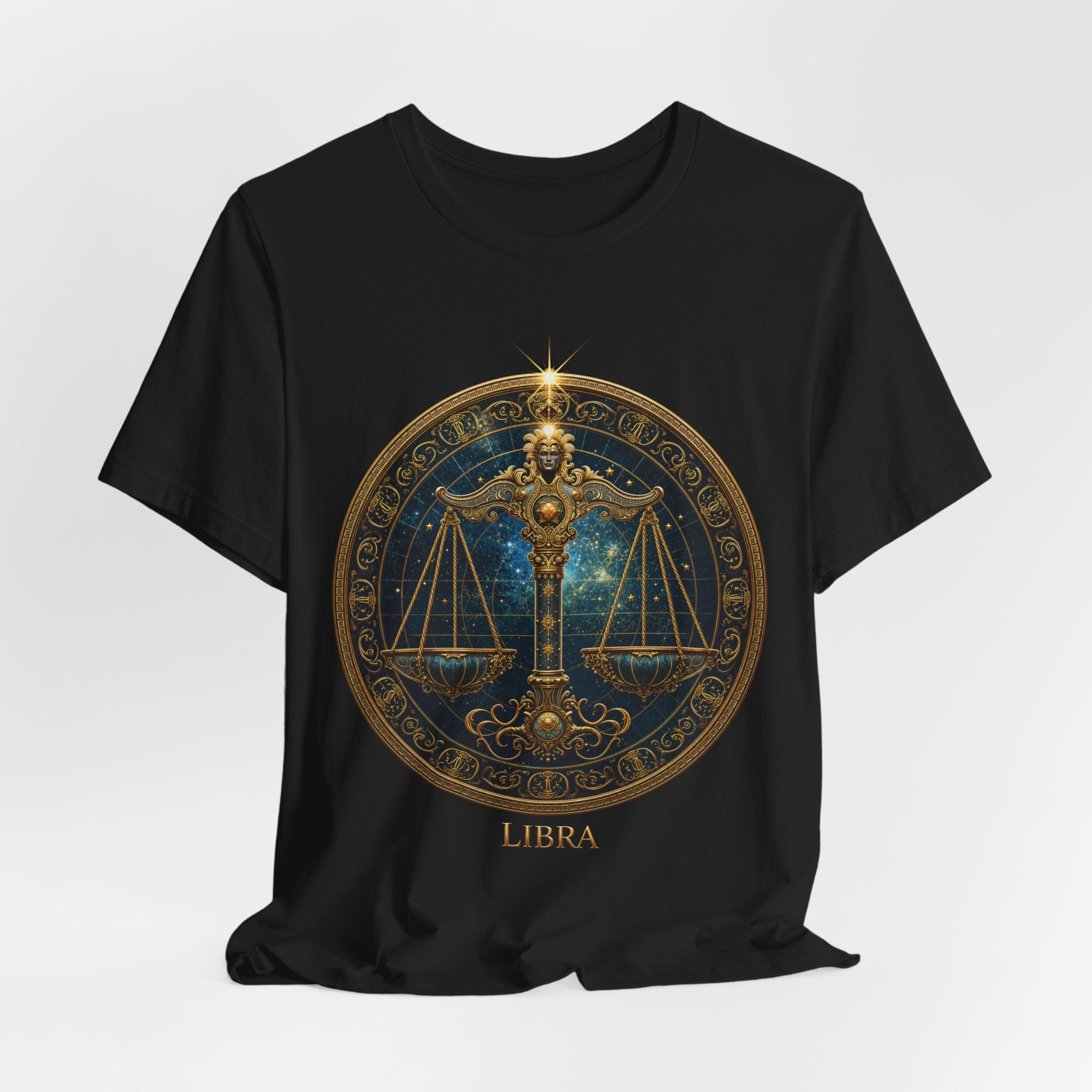 Libra Scales T-Shirt | Zodiac Balance Astrology Tee