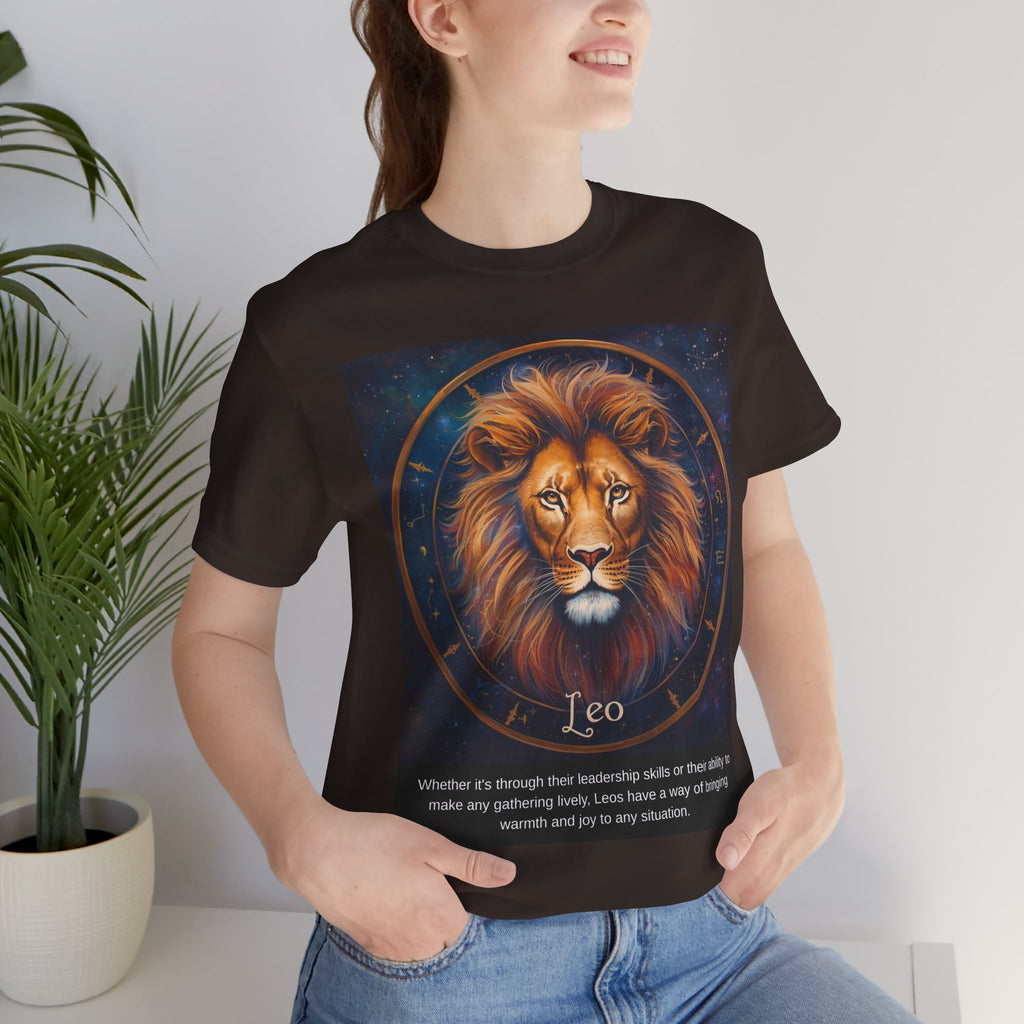 Leo Zodiac T‑Shirt — Majestic Lion Horoscope Tee