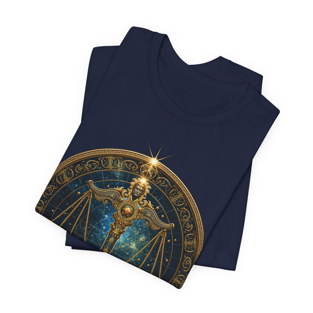 Libra Scales T-Shirt | Zodiac Balance Astrology Tee