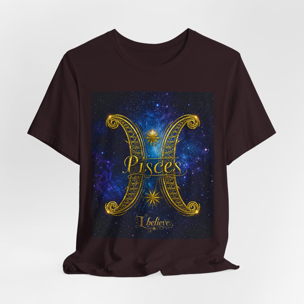 I Believe Pisces T-Shirt | Zodiac Pisces Tee, Astrological Sign Shirt