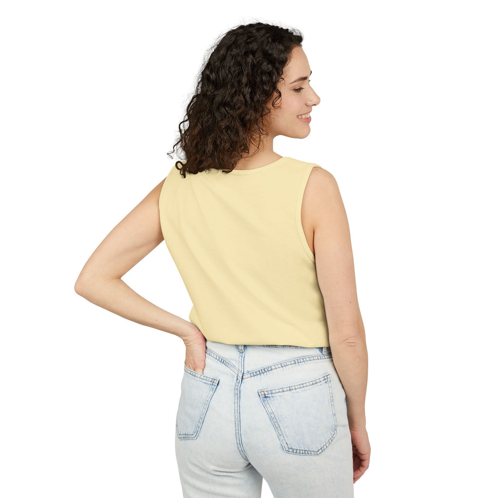 Lux Mundi Floral Tank Top — Vintage Botanical Graphic Tee