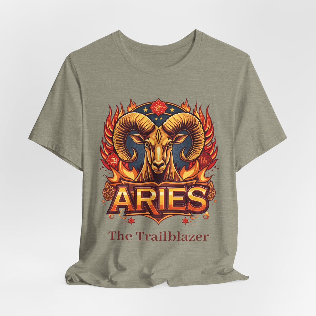 Aries Ram Zodiac The Trailblazer T-Shirt | Astrology Horoscope Tee