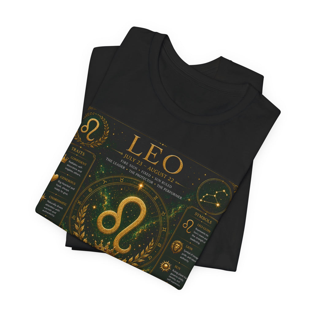 Leo Zodiac T-Shirt — Astrological Birthsign Poster Tee